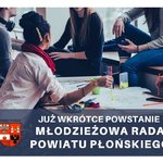 Grafika młodzieżowej rady powiatu płońskiego. 