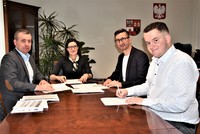 Podpisanie umowy ze Stowarzyszeniem GrajzKrystianem.