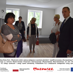 Radni Powiatu Płońskiego oraz Dyrekcja Domu Dziecka oglądają mieszkania rodzinkowe